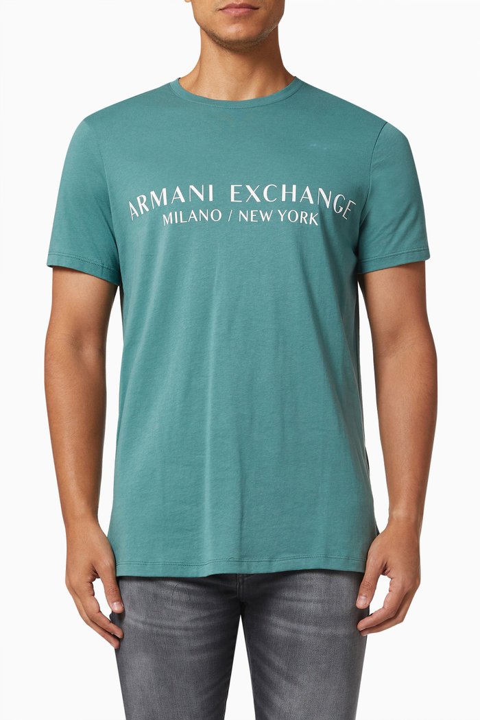 

Logo T-shirt in Jersey, Green