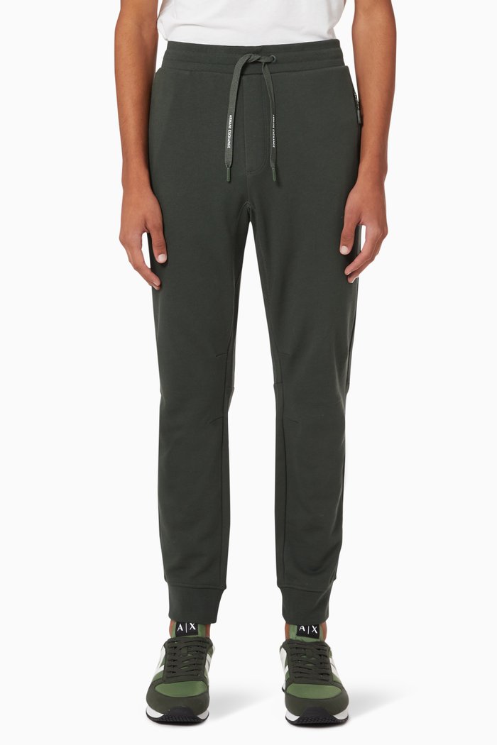 

Logo Sweatpants in French Terry, Green