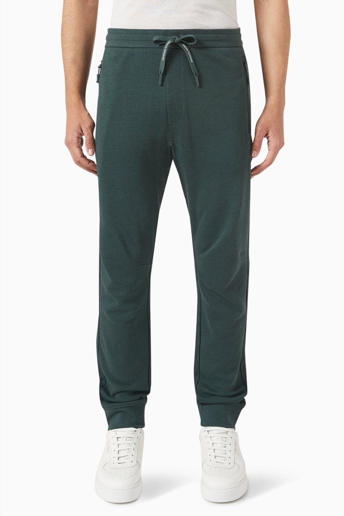 

Logo Sweatpants in Cotton, Green
