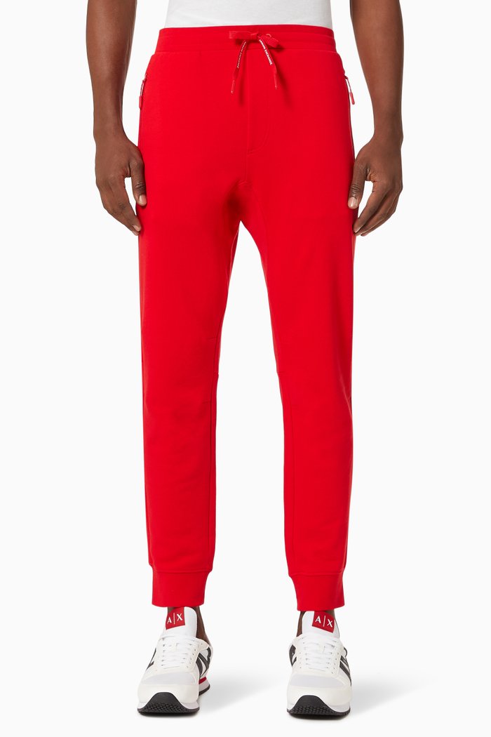 

Logo Cotton Sweatpants, Red