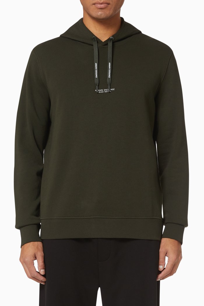 

Logo Stretch Cotton Hooded Sweatshirt, Yellow