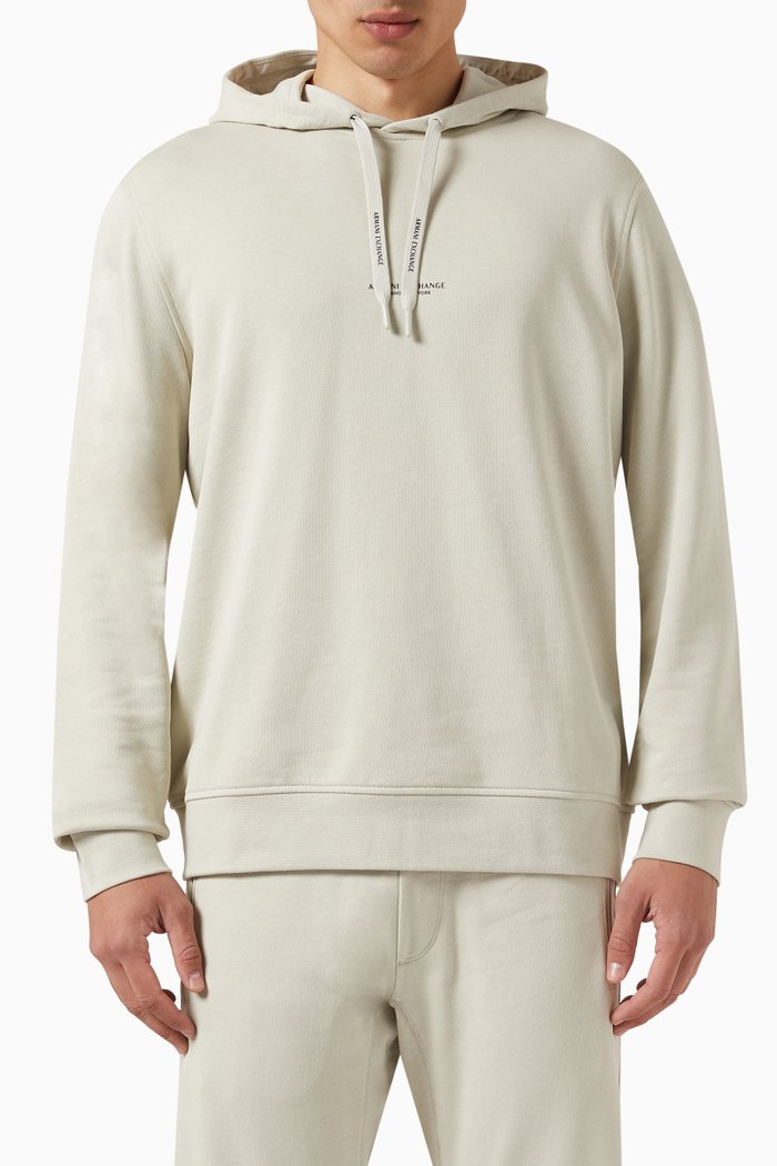 

Logo Hoodie in Cotton, Neutral