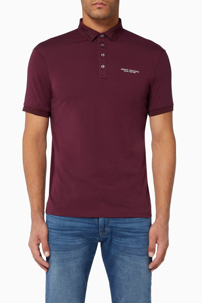 

Logo Cotton Polo, Red