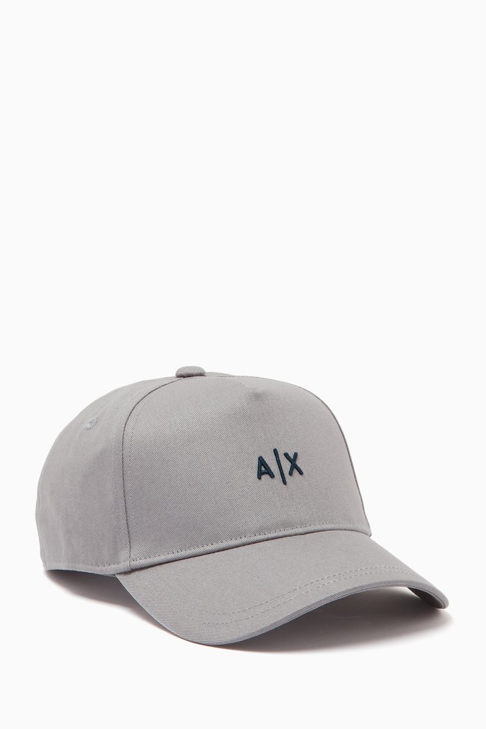 

A|X Baseball Cap in Cotton, Grey