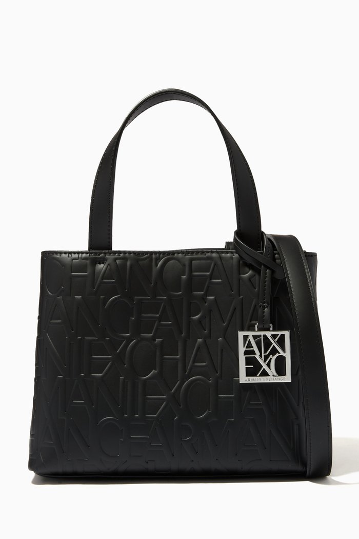 

Logo Charm Shopper, Black