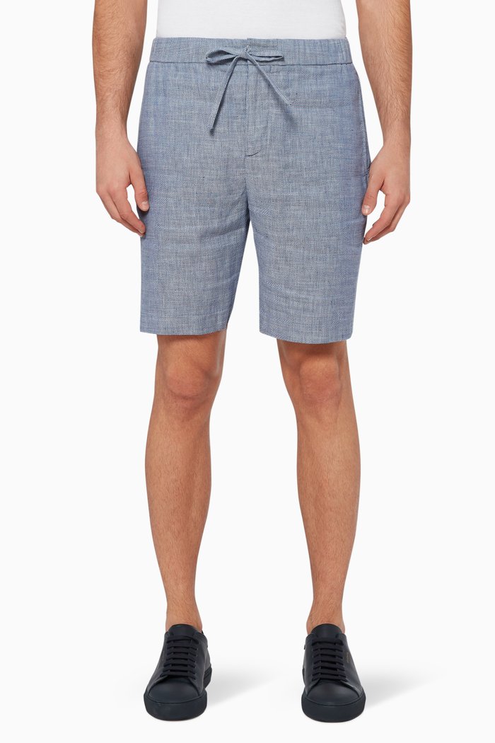 

Sport Linen Shorts, Blue