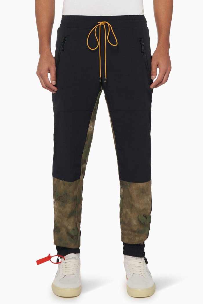 

Flight Camo Track Pants, Black