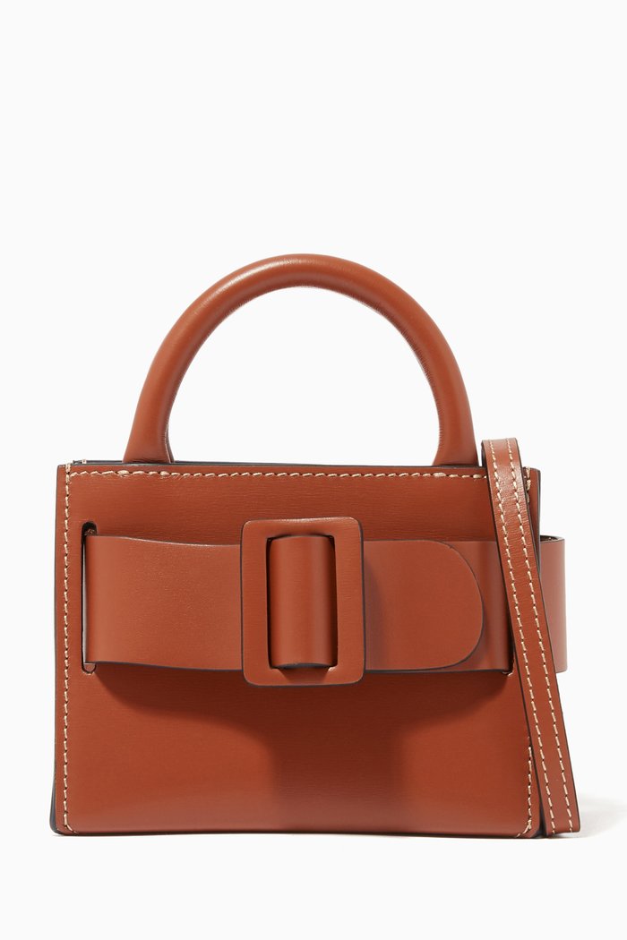 

Bobby Surreal Miniature Leather Bag, Brown