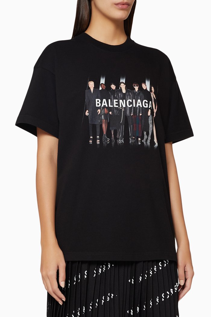 

Real Balenciaga Jersey T-Shirt, Black
