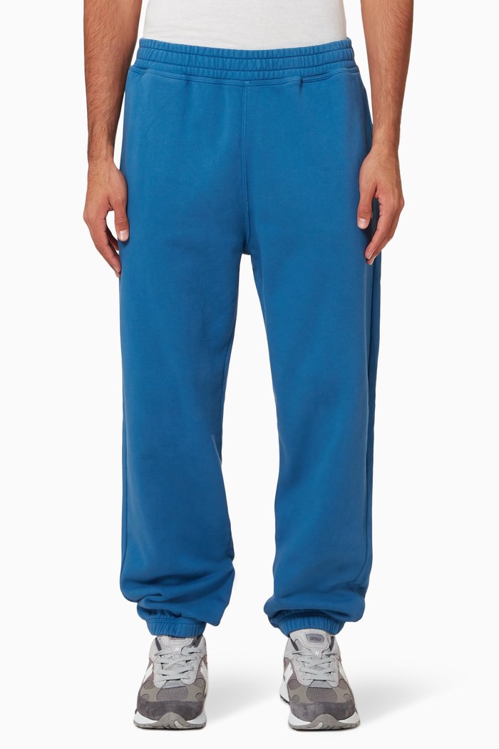 

Stock Cotton Track Pants, Blue