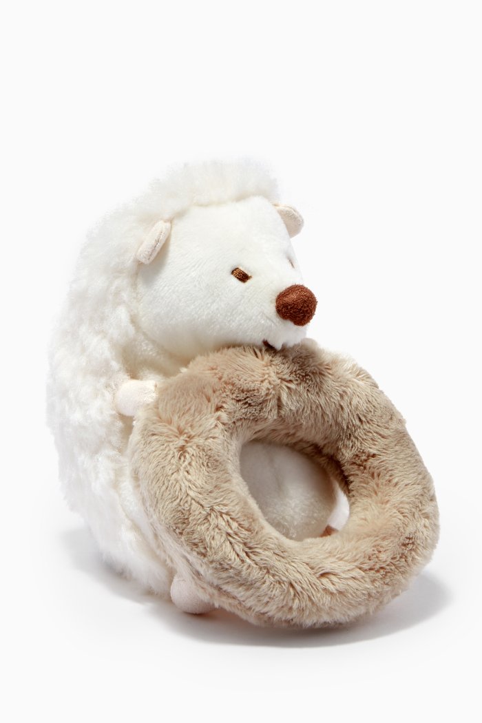 

Léon The Hedgehog Rattle, White