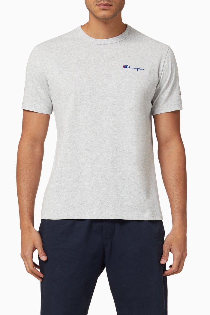 

Embroidered Logo T-Shirt, Grey
