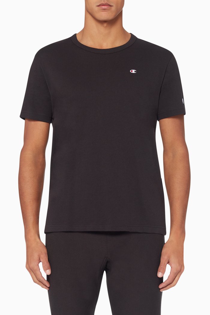 

Embroidered Logo T-Shirt, Black