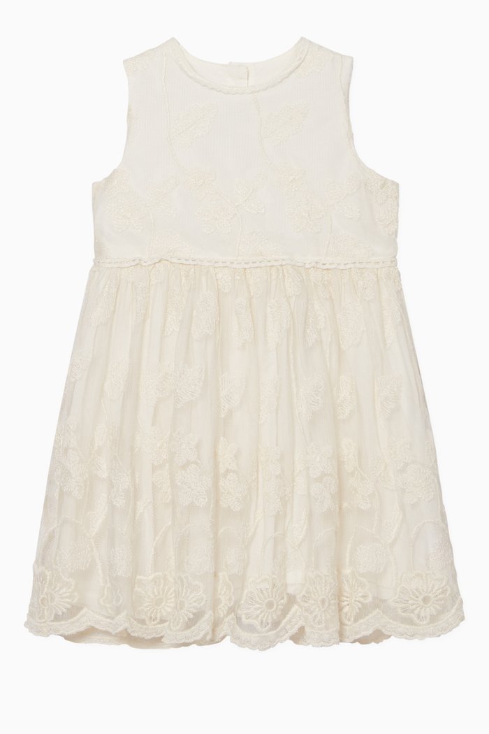 

Floral Lace Dress, Neutral