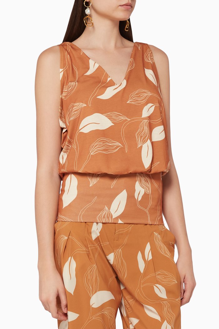 

Juana Floral Top, Yellow