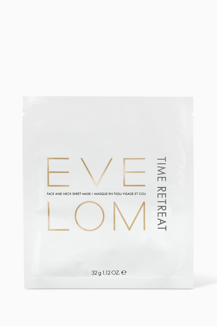 

Time Retreat Face & Neck Sheet Mask, Multicolour
