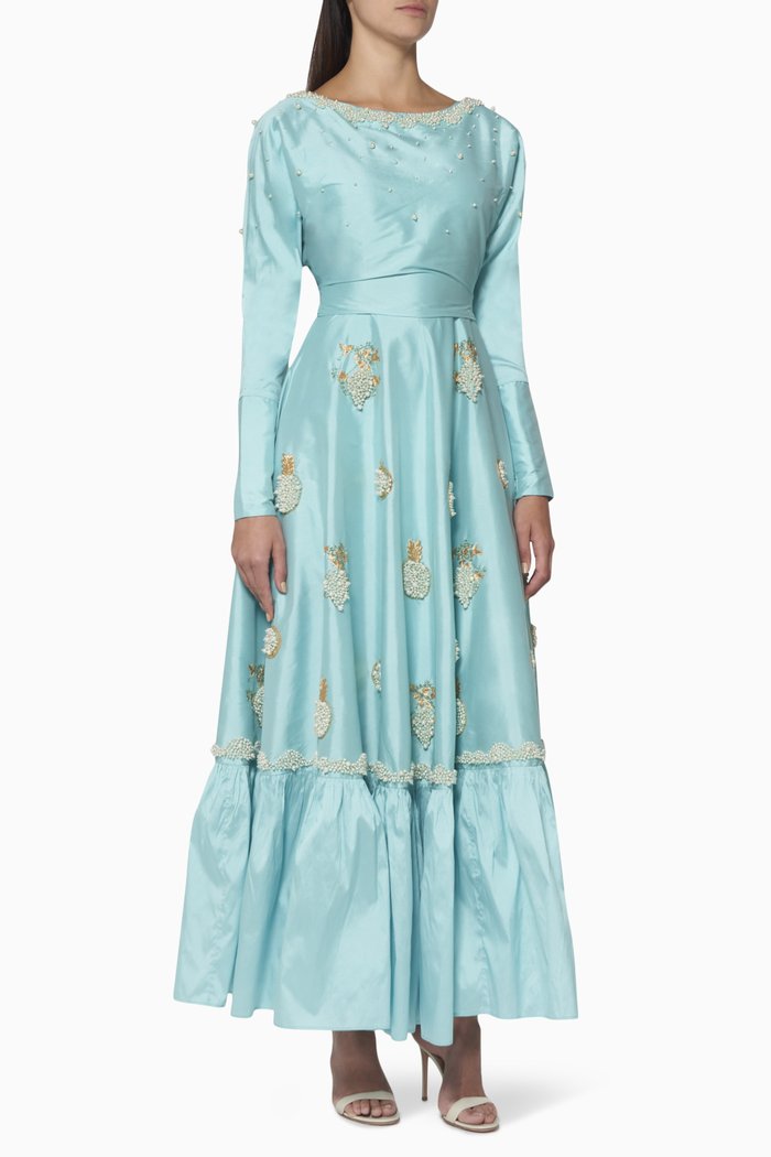 

Dew Embellished Dress, Green