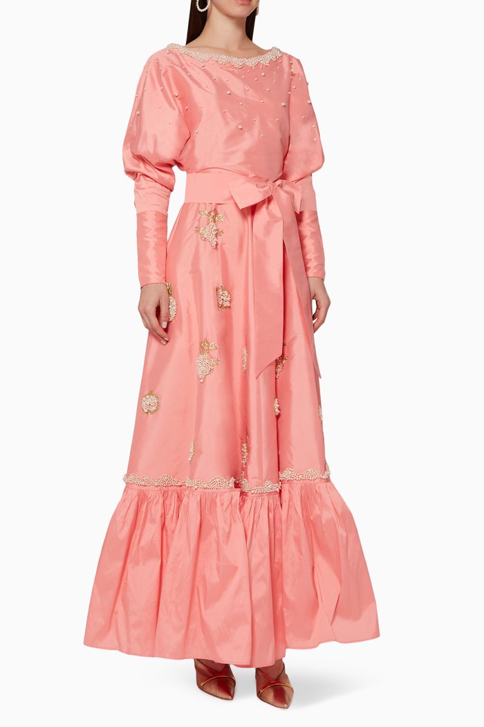 

Dew Embellished Dress, Pink