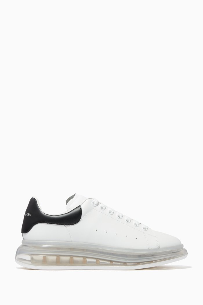 

Oversized Leather Sneakers, White