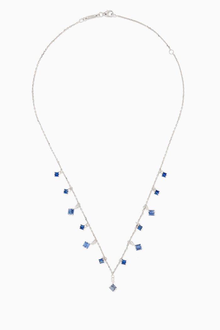 

Cascade Fireworks Necklace, Silver