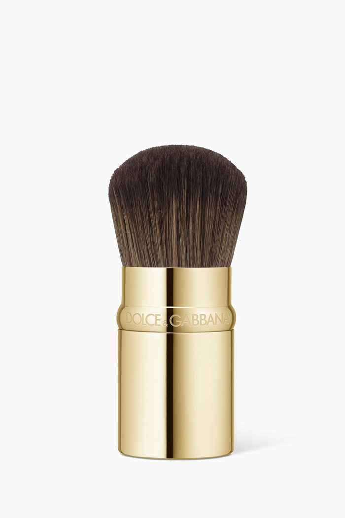 Retractable Kabuki Powder Brush, Multicolour