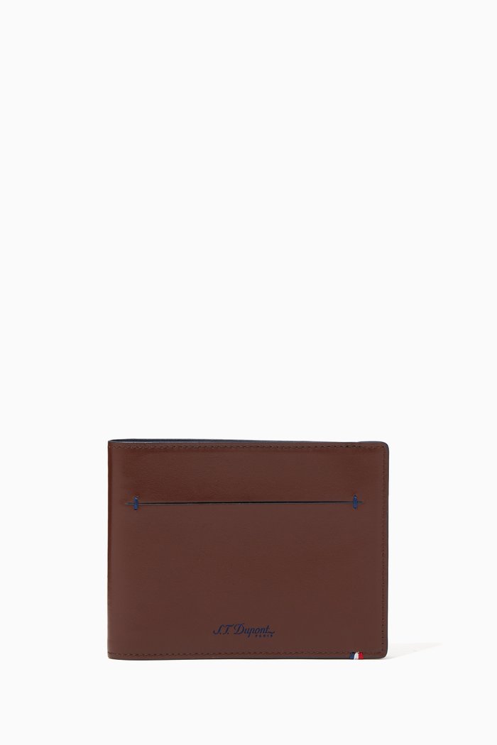 

Line D Leather Billfold Wallet, Multicolour