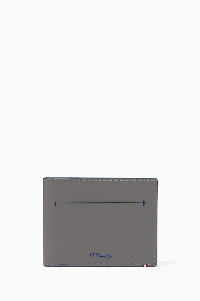 

Line D Leather Billfold Wallet, Multicolour