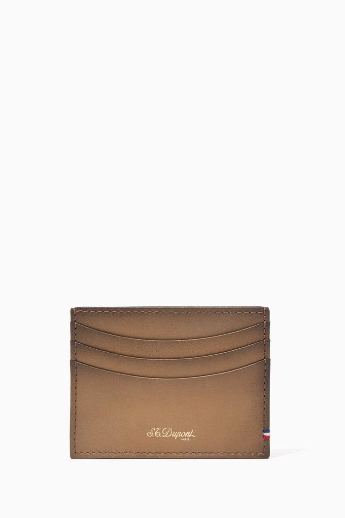 

Atelier Leather Cardholder, Gold