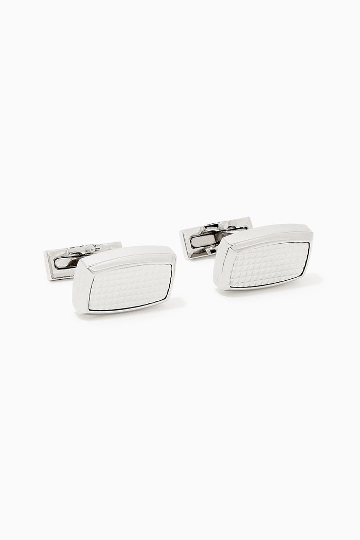 

Diamond Head Cufflinks, Silver
