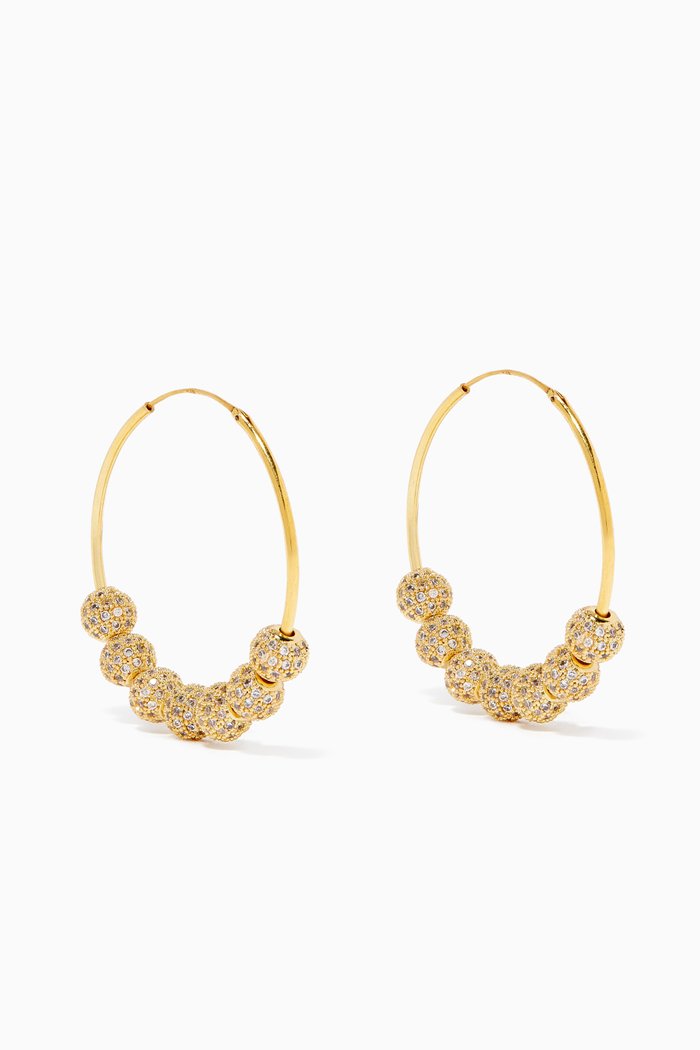 

Sana Hoop Earrings, Gold