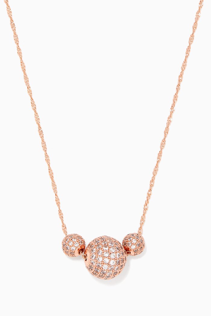 

Farah Pendant Necklace, Rose gold