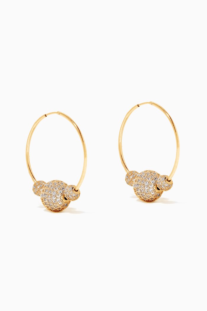 

Farah Hoop Earrings, Gold