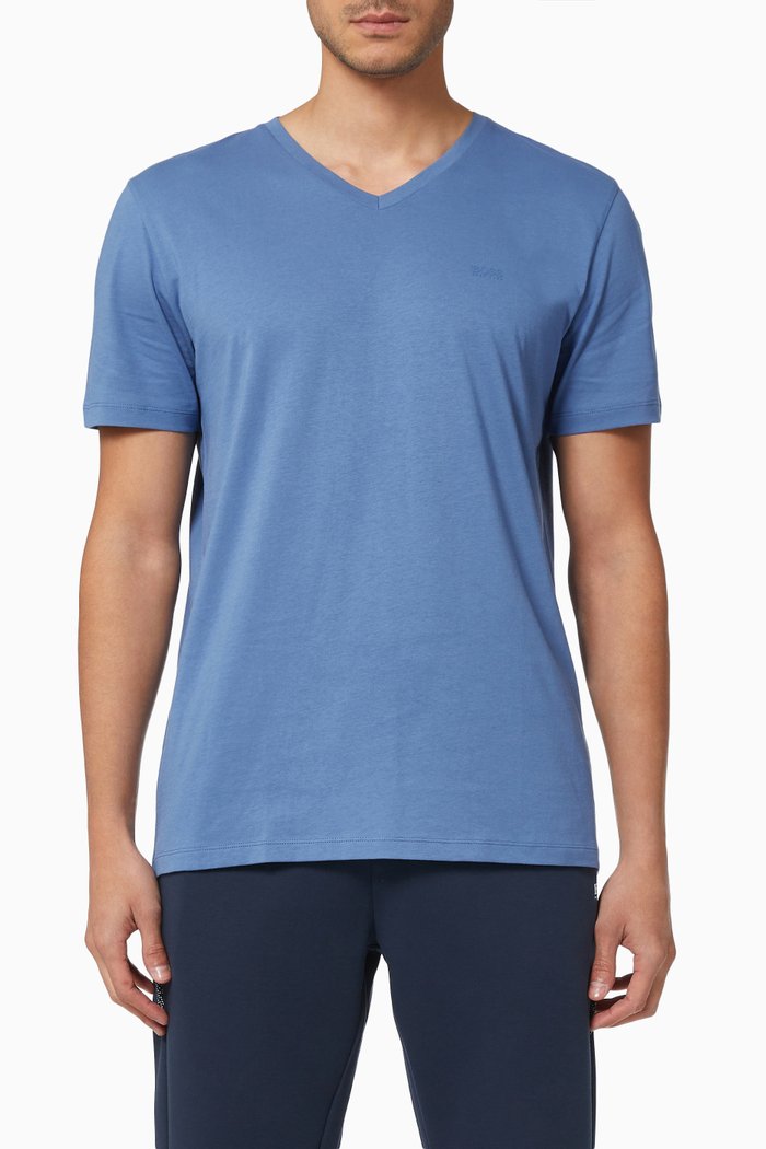 

Canistro Yard-Dyed Cotton T-Shirt, Blue