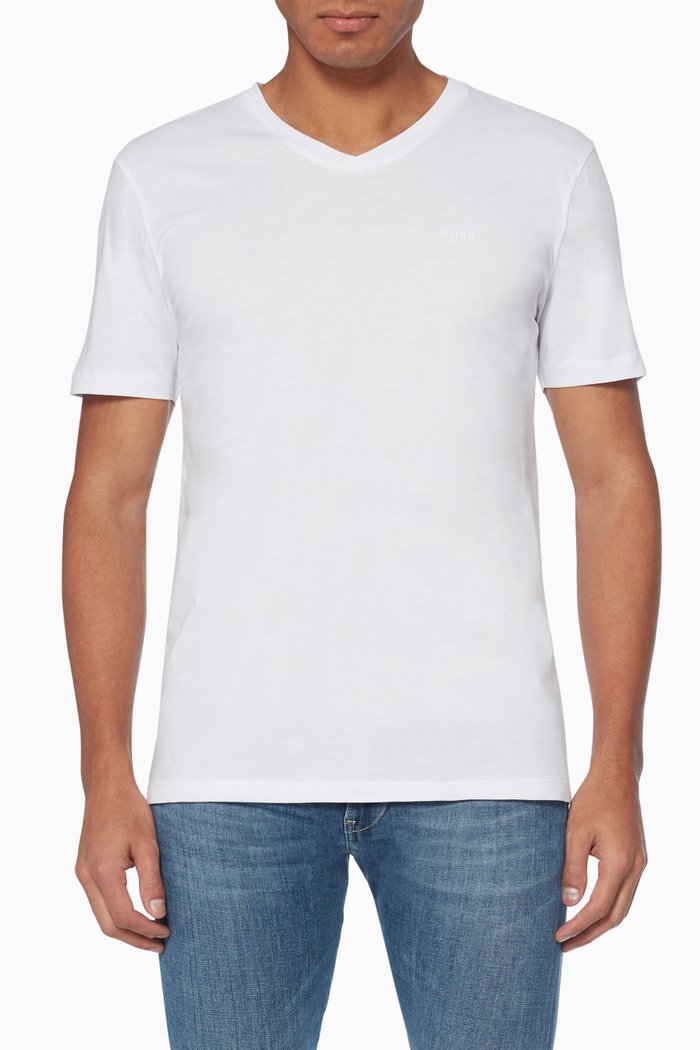 Canistro Yard-Dyed Cotton T-Shirt, White