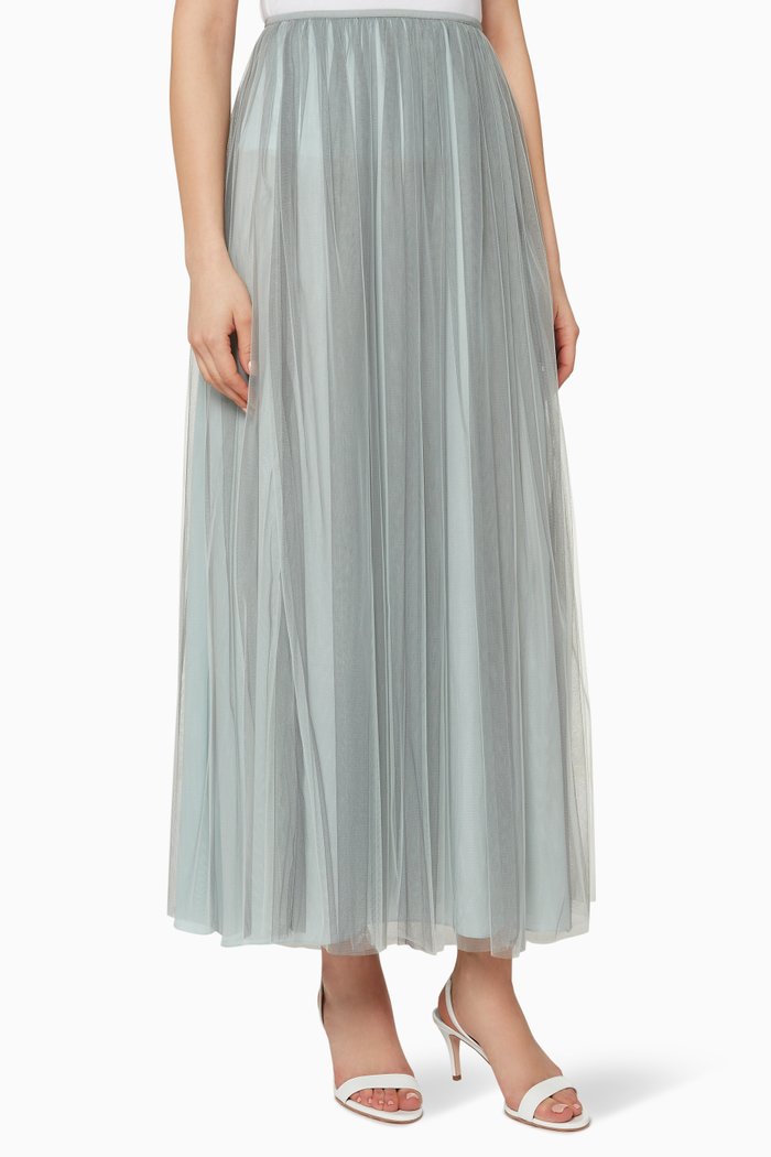 

Tulle Mesh Skirt, Grey