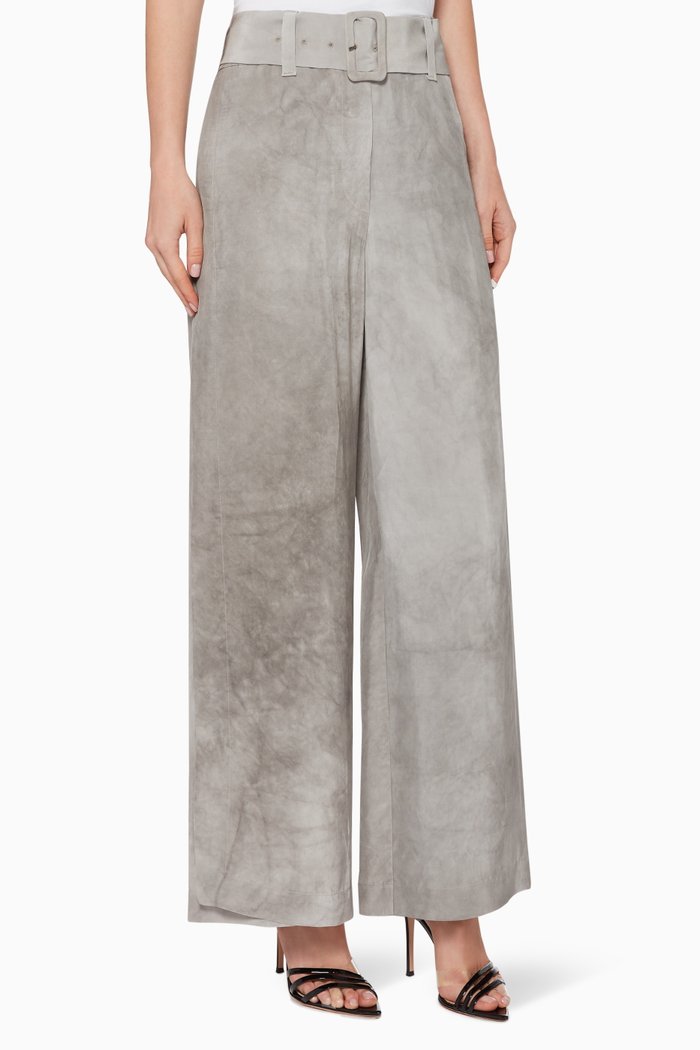 

Wide Leg Trousers, Green