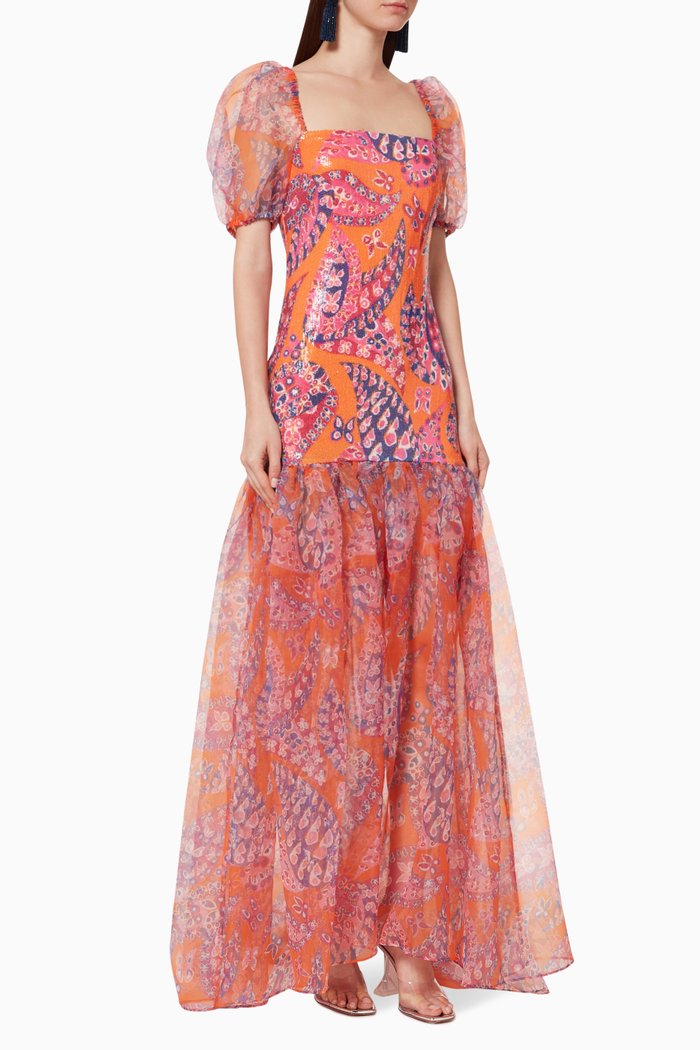 Wilde Tulle Dress, Multicolour