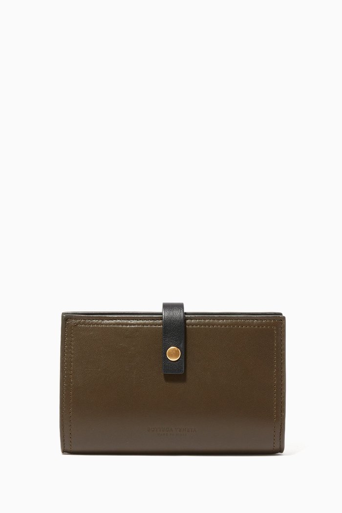 

Nappa Leather Passport Case, Green