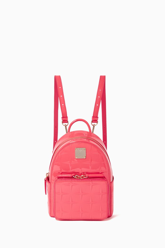 

Stark Bebe Boo Patent Leather Backpack, Pink