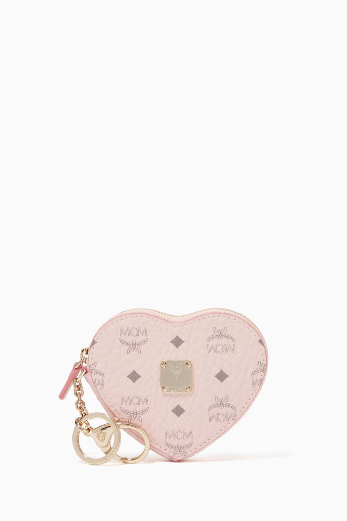 

Heart Coin Pouch Charm, Pink