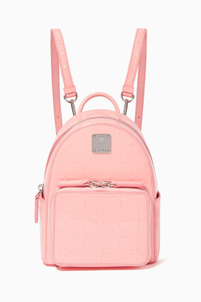 

Stark Bebe Boo Patent Leather Backpack, Pink