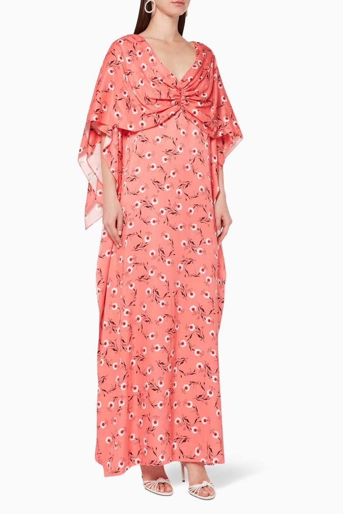 

Halo Silk Maxi Dress, Pink