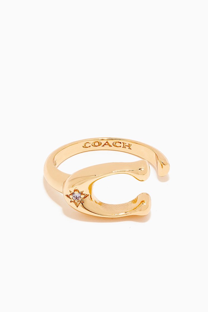 

Signature C Ring, Gold