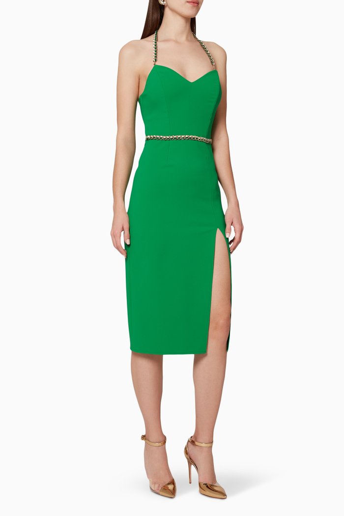 

Sleeveless Pencil Dress, Green