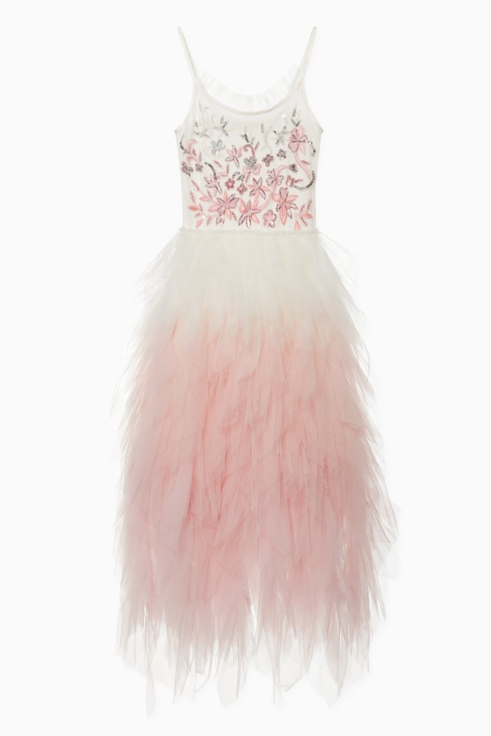 

Wild Rose Long Tutu Dress, Pink
