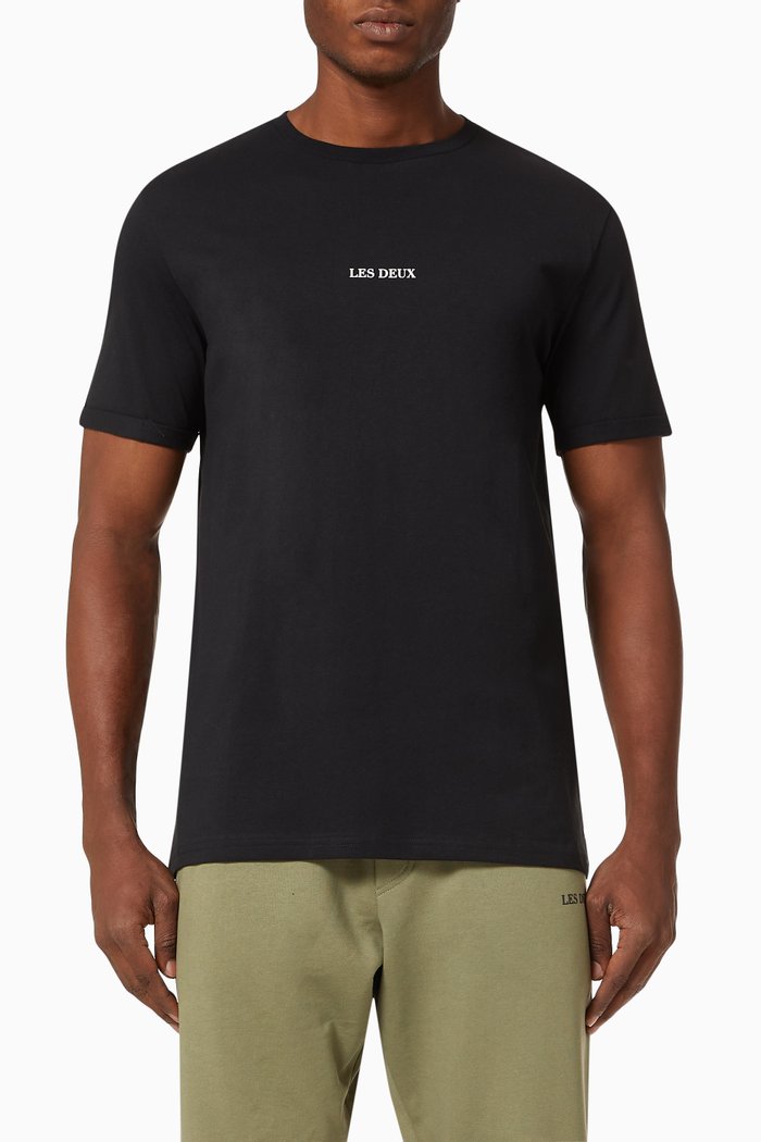 

Lens T-shirt in Cotton, Black