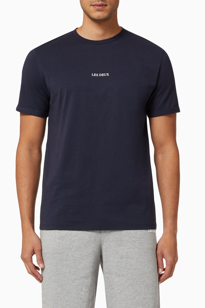

Lens T-shirt in Cotton, Blue