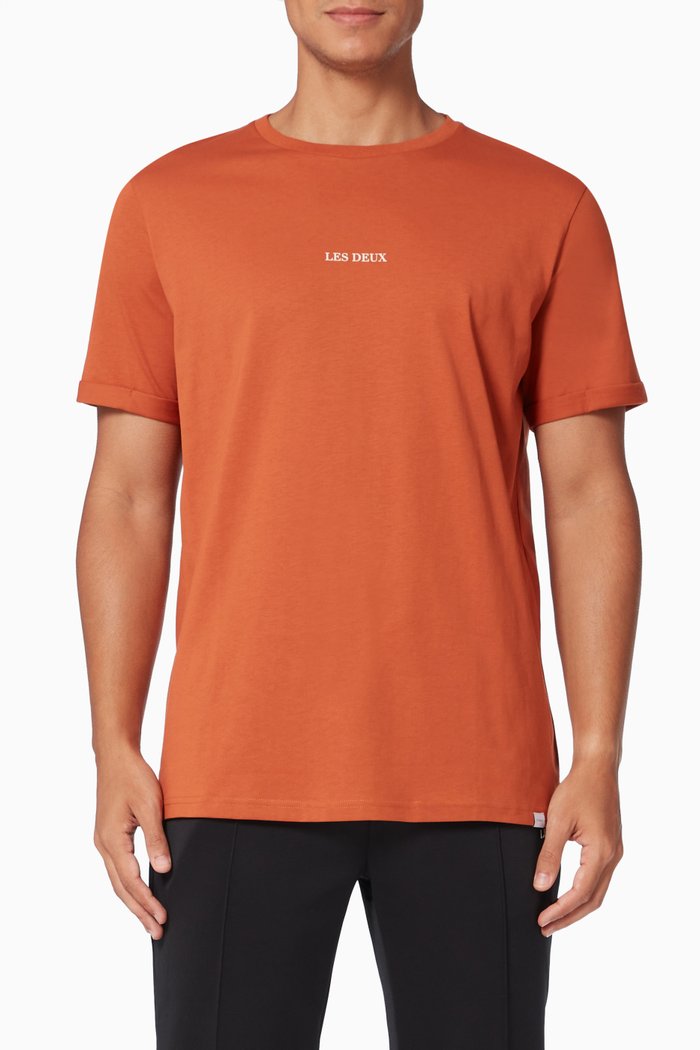 

Lens T-shirt in Cotton, Brown