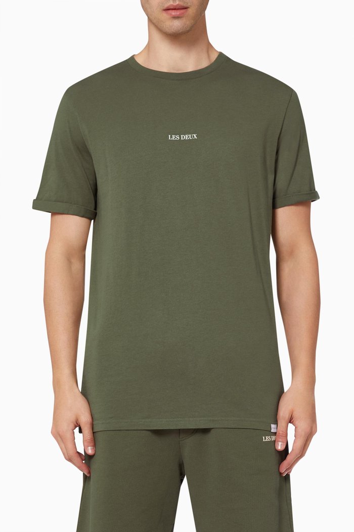 

Lens T-shirt in Cotton, Green