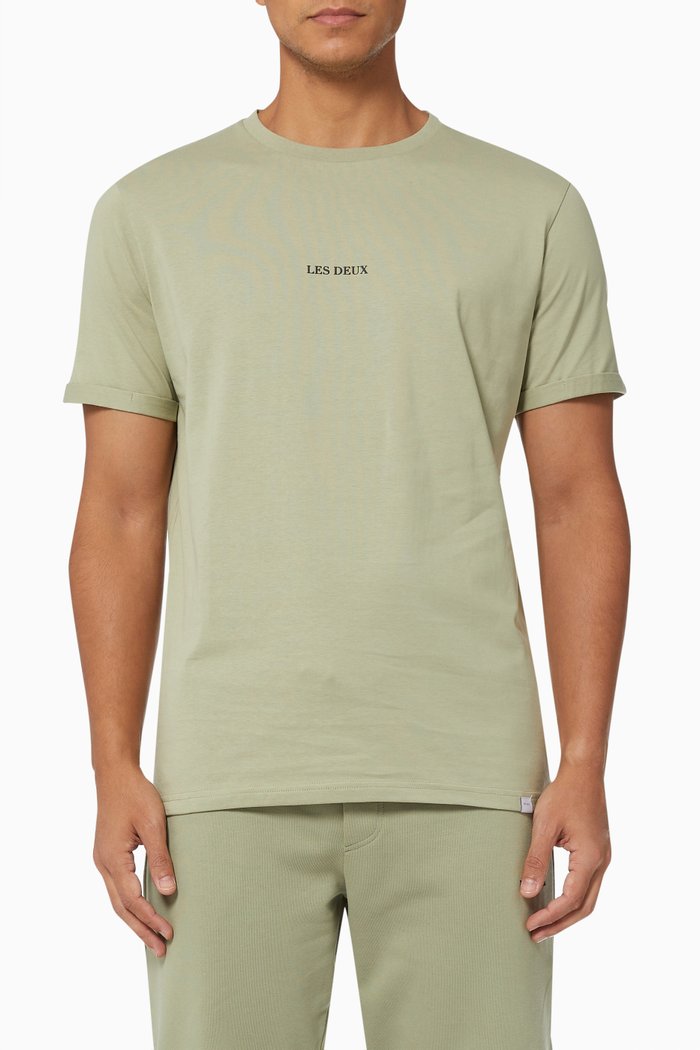 

Lens T-shirt in Cotton, Green